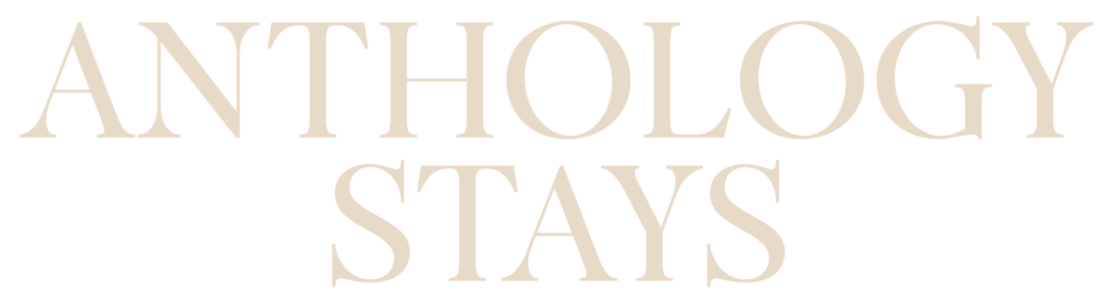 Anthology Stays cream logo