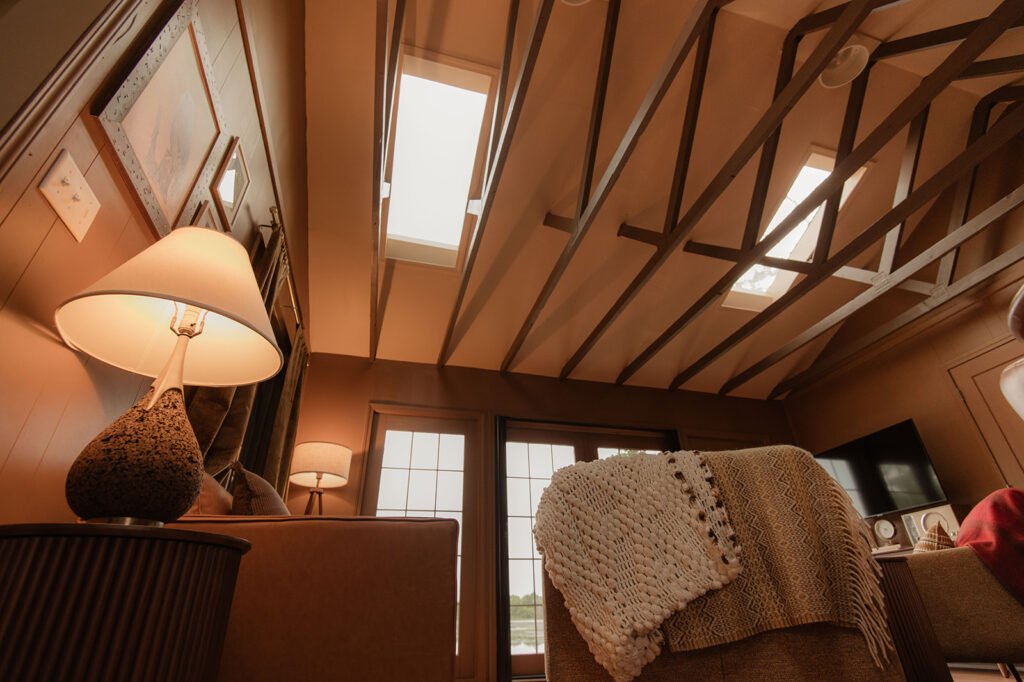 Living room rafters