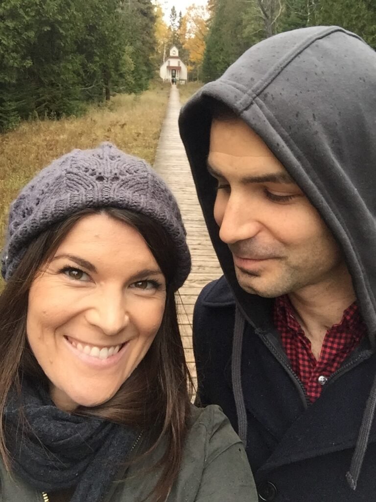 Alyssa and Pierre selfie